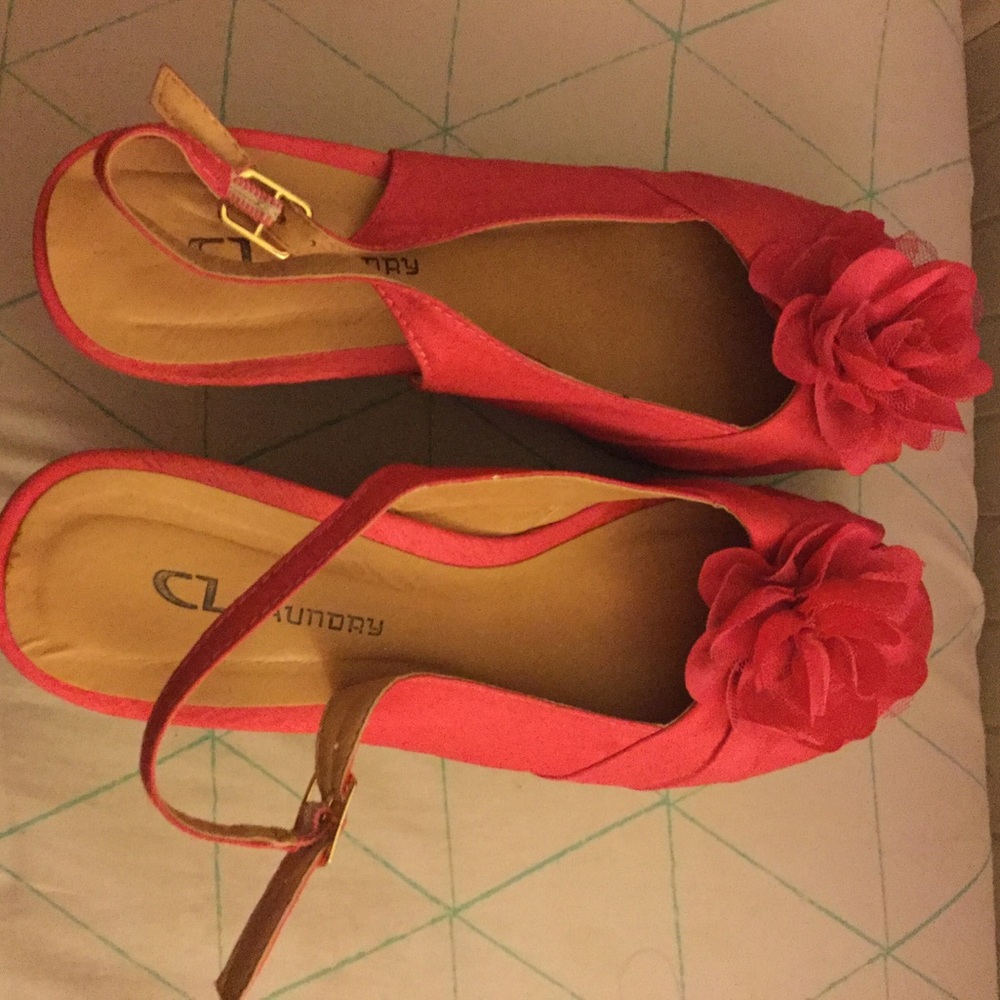 PINK SPRING WEDGES